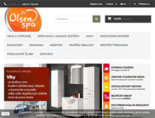 Tablet Screenshot of olsen-spa.cz